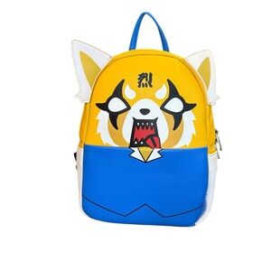Funko Aggretsuko by Sanrio Yellow and Blue Animal Face Backpack